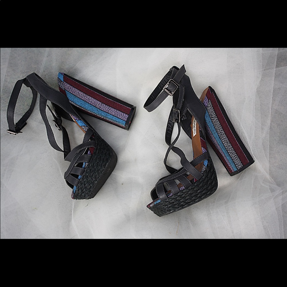 Naughty Monkey Strappy Boho Heels